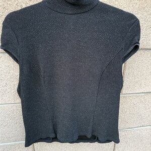 Scott McClintock Glittery Black Top